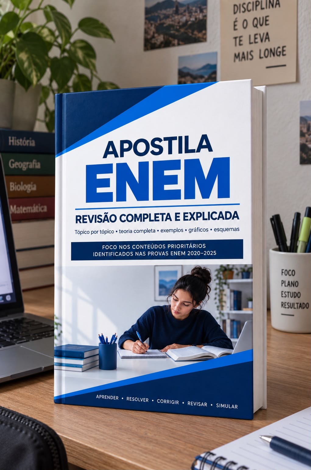 Amostra da capa da Apostila ENEM completa